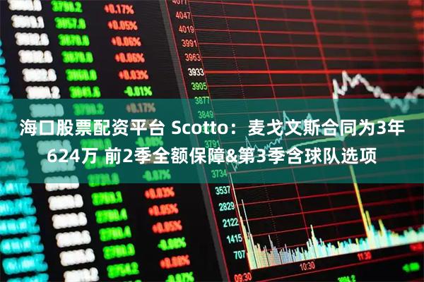海口股票配资平台 Scotto：麦戈文斯合同为3年624万 前2季全额保障&第3季含球队选项