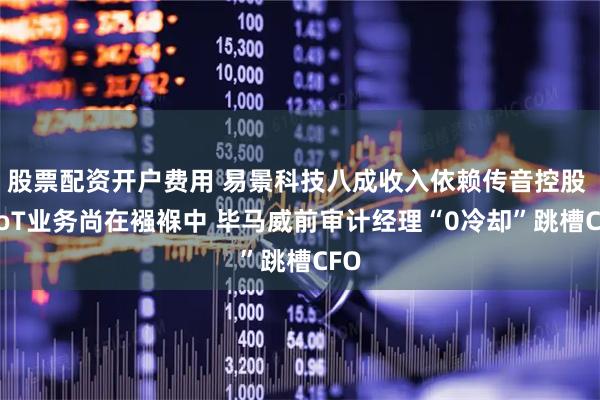 股票配资开户费用 易景科技八成收入依赖传音控股 AIoT业务尚在襁褓中 毕马威前审计经理“0冷却”跳槽CFO