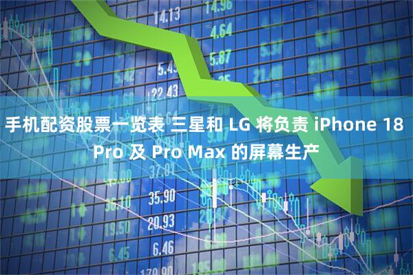 手机配资股票一览表 三星和 LG 将负责 iPhone 18 Pro 及 Pro Max 的屏幕生产
